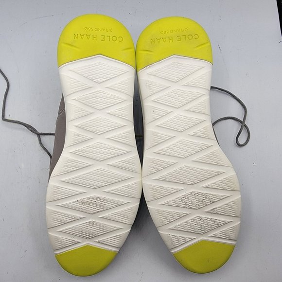 Cole Haan Grand 360 Mens Size 9.5 Original Grey Leather Casual Shoes C33830 - Picture 10 of 14